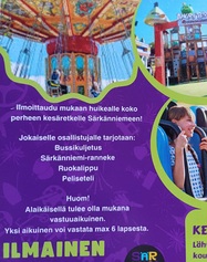 Perheille ilmainen huvipuistomatka