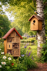 Luonto lähemmäs arkea – linnunpönttöjä ja hyönteishotelleja kaupunkiin 🐦 