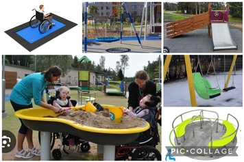 Leikkipuistot liikuntavammaisille soveltuviksi