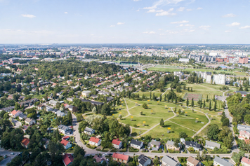 Frisbeegolfrata Vasaramäenpuistoon