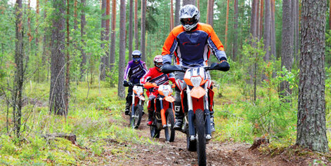 Enduro-alue harrastajille (off road)