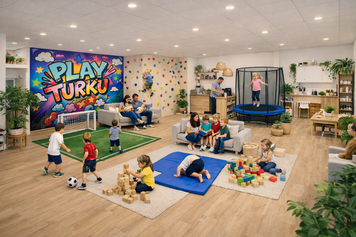 Yhteisöllinen sisäleikkipaikka keskustaan