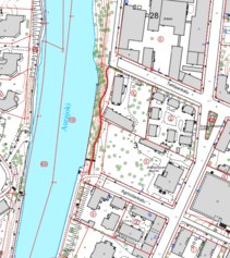 Kulkuyhteys Aurajokirantaan Agricolankadun ja Tehtaankadun välille
