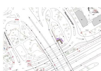 Jalankulkuportaat Pohjolan sillalta Raunistulanrampin kävelytien suojatielle